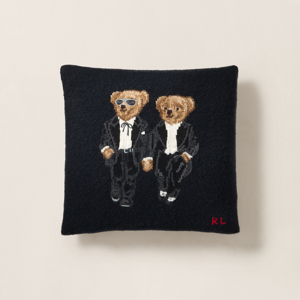 The Ralph & Ricky Tuxedo Bear Pillow
