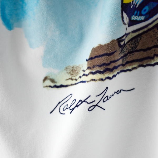 Serviette plage Polo Bear Open Australie Ralph Lauren Home en Blanc multi 2