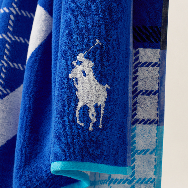 Handtuch Australian&nbsp;Open mit Grafik Ralph Lauren Home in Blau 2