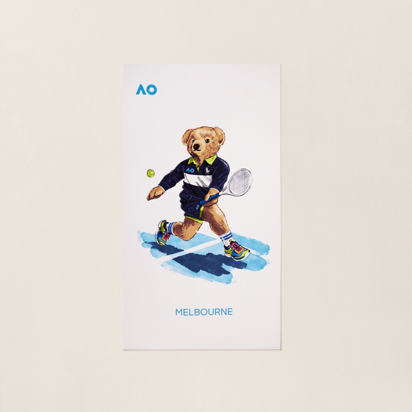 【新品未使用】オーストラリア　オープン　POLO　ベア　ビーチタオル 新品未使用】オーストラリア オープン POLO ベア ビーチタオル