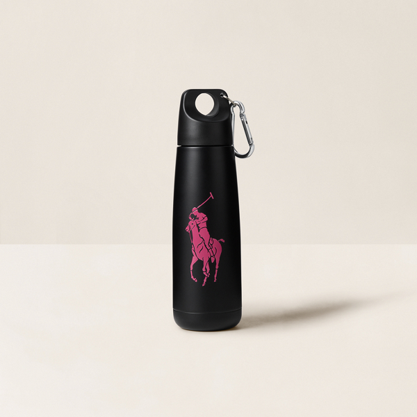 Black/pink Pink Pony Loop Water Bottle Ralph Lauren Home 1