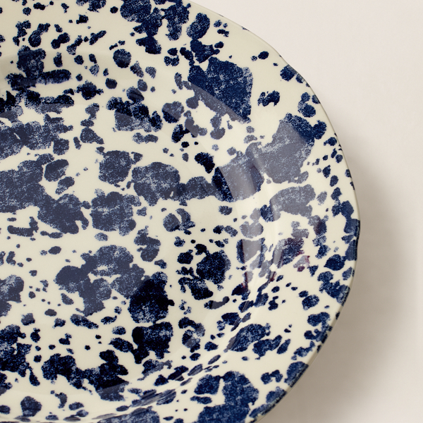 Antique Marble Dinner Plate