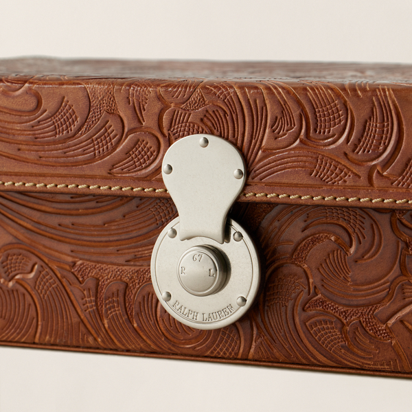 Aidan Leather Décor Box