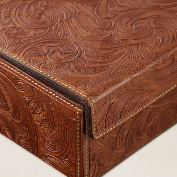 Aidan Leather Décor Box