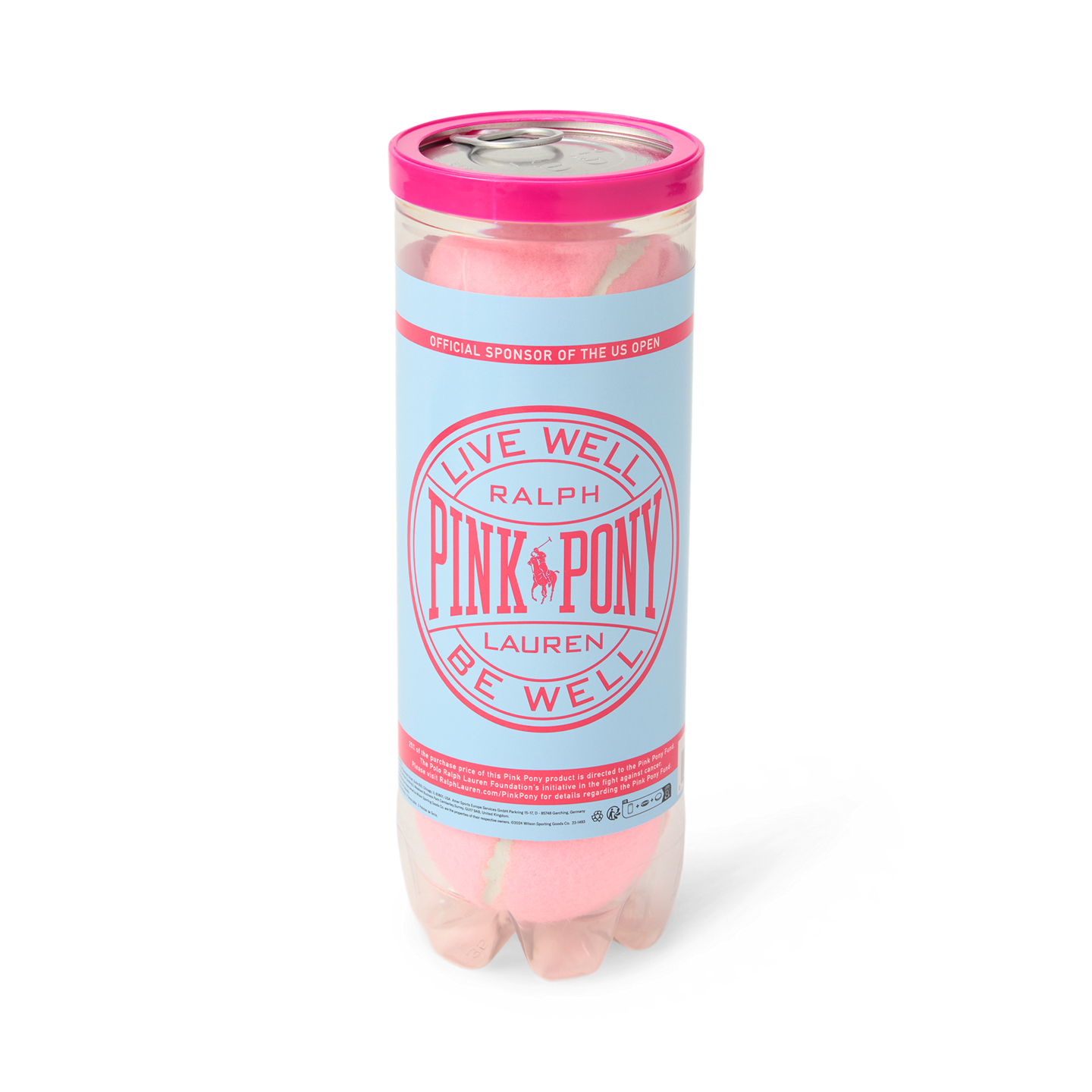Ralph Lauren Pink Pony Tennis Ball Set, цвет: Розовый — фото 4