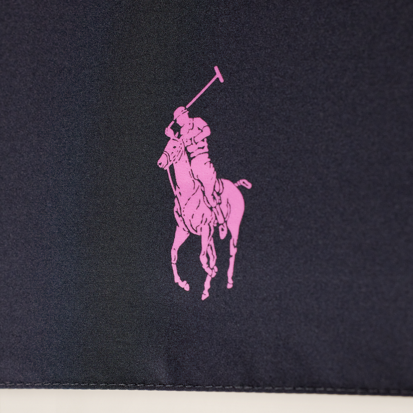 Зонты Ralph Lauren Pink Pony Collapsible Umbrella, цвет: Чёрный — фото 1
