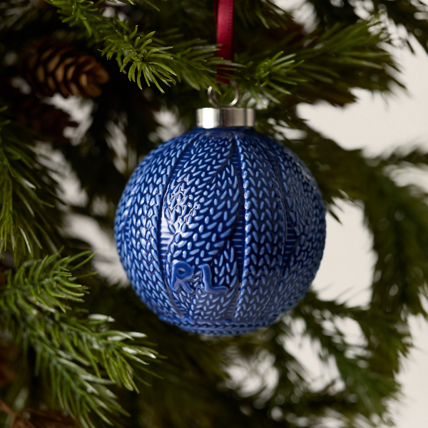 Cable-Knit Ornament Gift Set