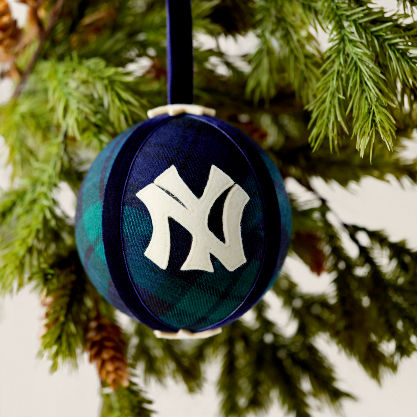 Ralph Lauren Yankees Ornament, цвет: Тёмно-синий / Белый — фото 1