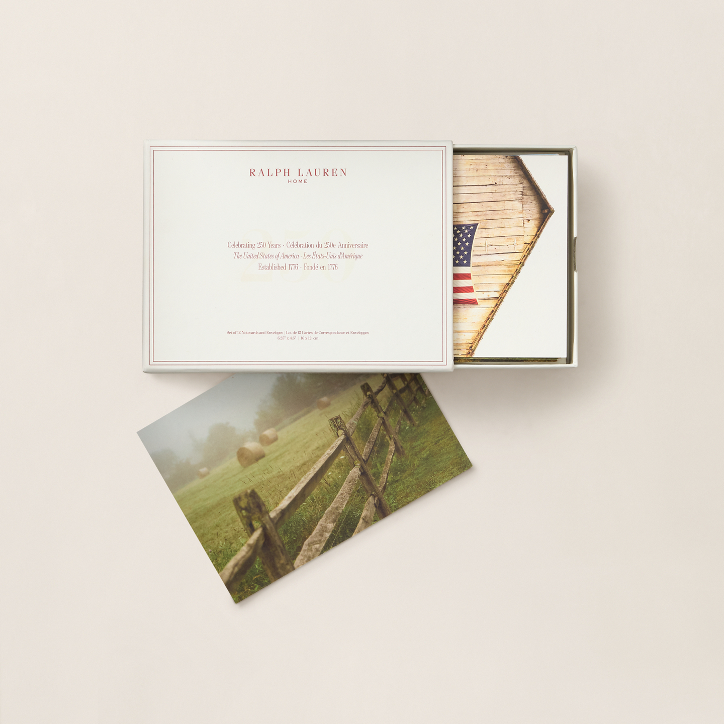 Ralph Lauren USA 250th Anniversary Notecard Set, цвет: Разноцветный — фото 3