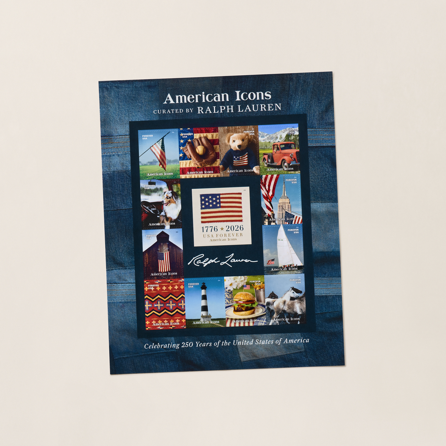 Ralph Lauren American Icons Stamp Portfolio, цвет: Разноцветный — фото 3