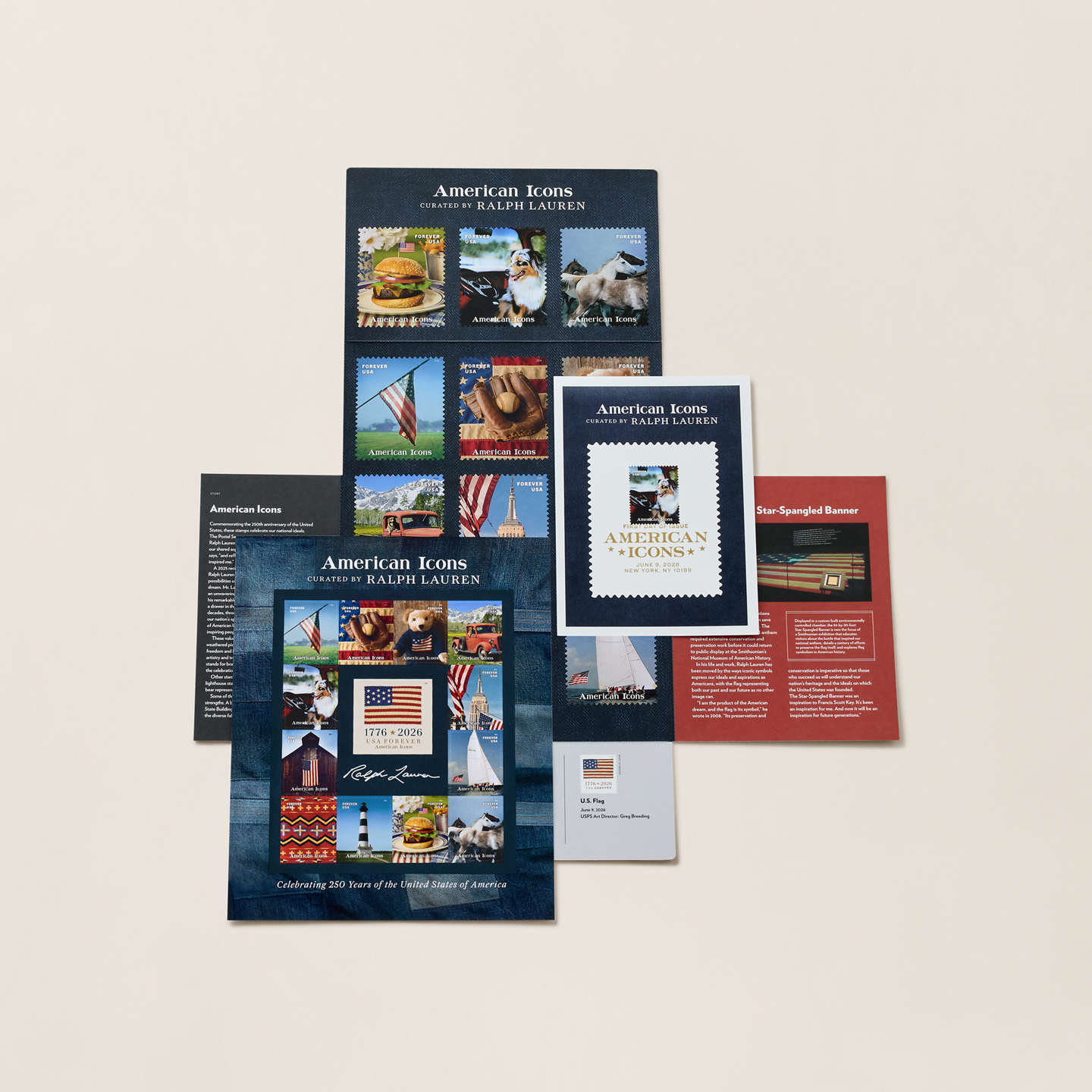 Ralph Lauren American Icons Stamp Portfolio, цвет: Разноцветный — фото 4