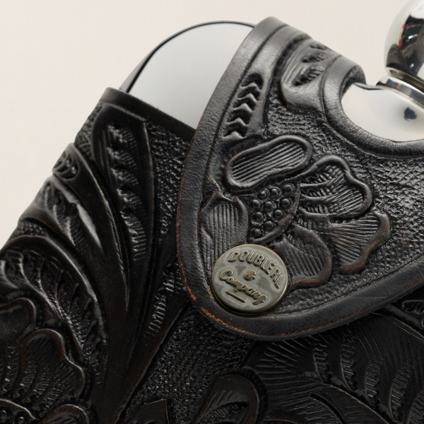 Flask & Hand-Tooled Leather Case
