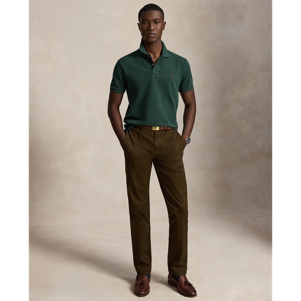Scotch Pine Heather The Iconic Classic Fit Mesh Polo Polo Ralph Lauren 4