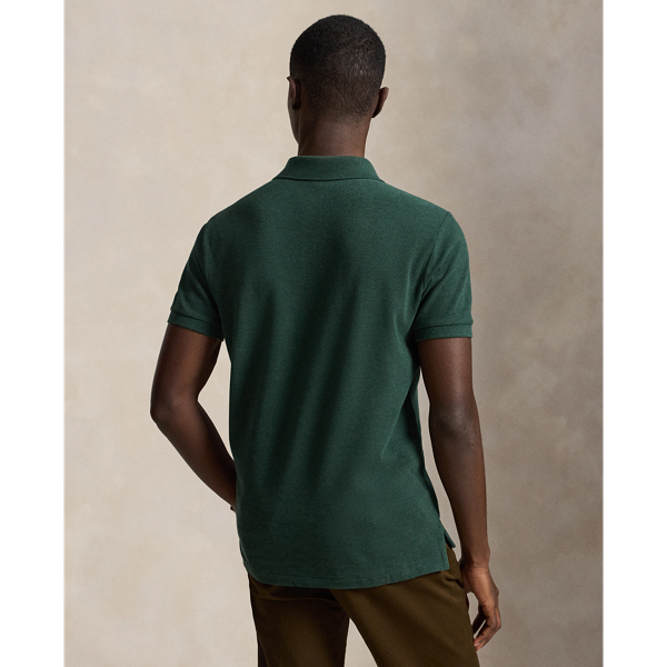 Scotch Pine Heather The Iconic Classic Fit Mesh Polo Polo Ralph Lauren 5