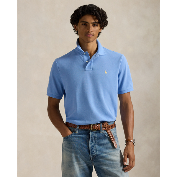 【新品】ポロラルフローレン ビッグポニー ポロシャツ 2XL ブルー×イエロー POLO RALPH LAUREN ポロシャツ ビッグポニー イエロー ブルー ブラック