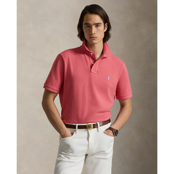 Red Sky The Iconic Classic Fit Mesh Polo Polo Ralph Lauren 4