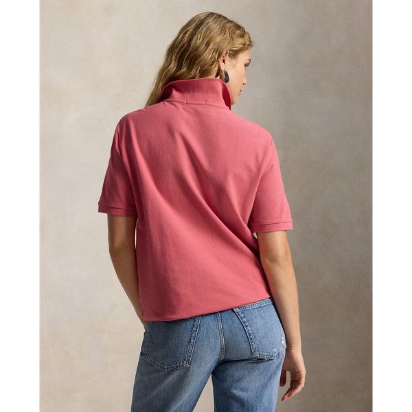 Red Sky The Iconic Classic Fit Mesh Polo Polo Ralph Lauren 6