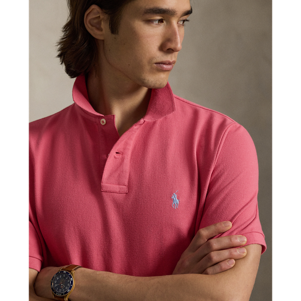 Red Sky The Iconic Classic Fit Mesh Polo Polo Ralph Lauren 7