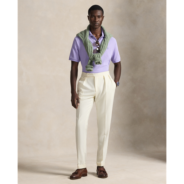 Sky Lavender The Iconic Classic Fit Mesh Polo Polo Ralph Lauren 4