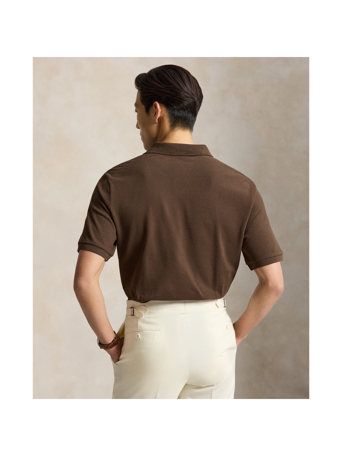 Мужские рубашки Ralph Lauren The Iconic Mesh Polo Shirt - All Fits — фото 2