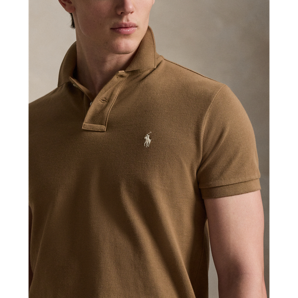 RL Brown The Iconic Classic Fit Mesh Polo Polo Ralph Lauren 6