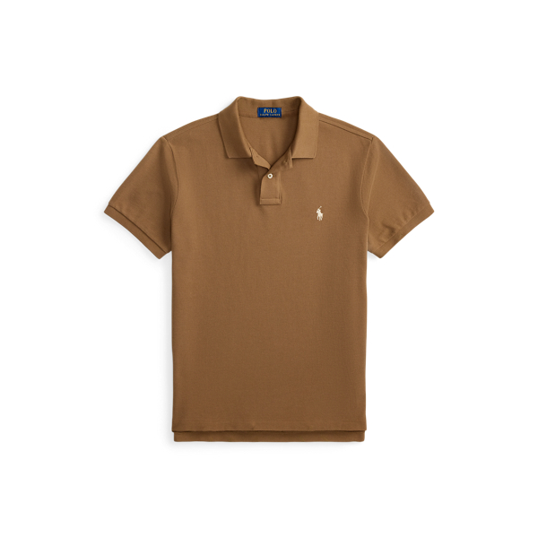 RL Brown The Iconic Classic Fit Mesh Polo Polo Ralph Lauren 2