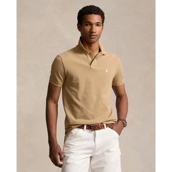 Polo ralph lauren slim fit mesh polo shirt hotsell