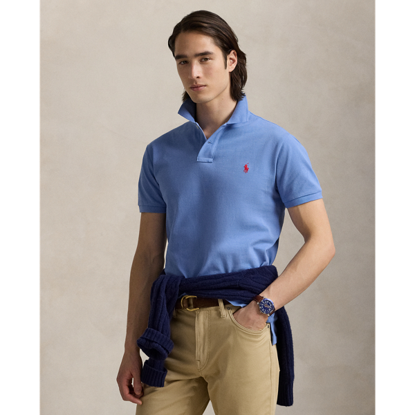 Campus Blue Slim-Fit Poloshirt aus Piqué Polo Ralph Lauren 1