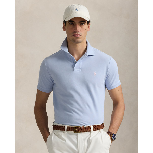 Cornflower Blue Slim-Fit Poloshirt aus Piqué Polo Ralph Lauren 1