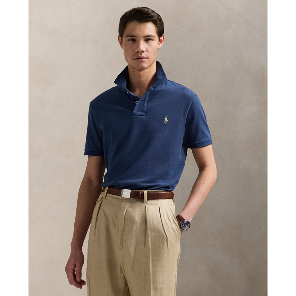 Polo en coton piqué Slim Fit