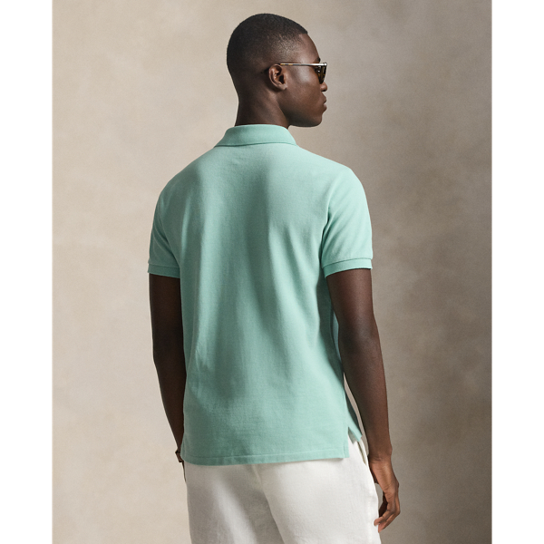 Polo en coton piqu&eacute; Slim Fit Polo Ralph Lauren en C&eacute;ladon 5