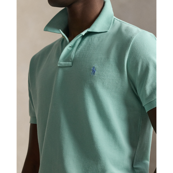 Polo en coton piqu&eacute; Slim Fit Polo Ralph Lauren en C&eacute;ladon 6