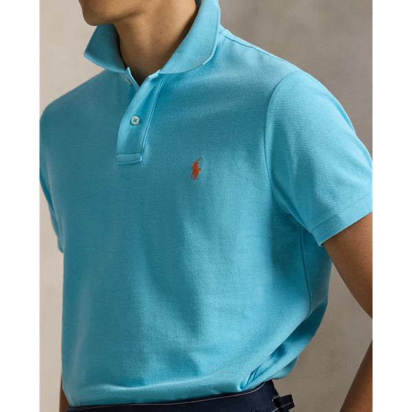Slim-Fit Poloshirt aus Piqu&eacute; Polo Ralph Lauren in Perfektes T&uuml;rkis 6