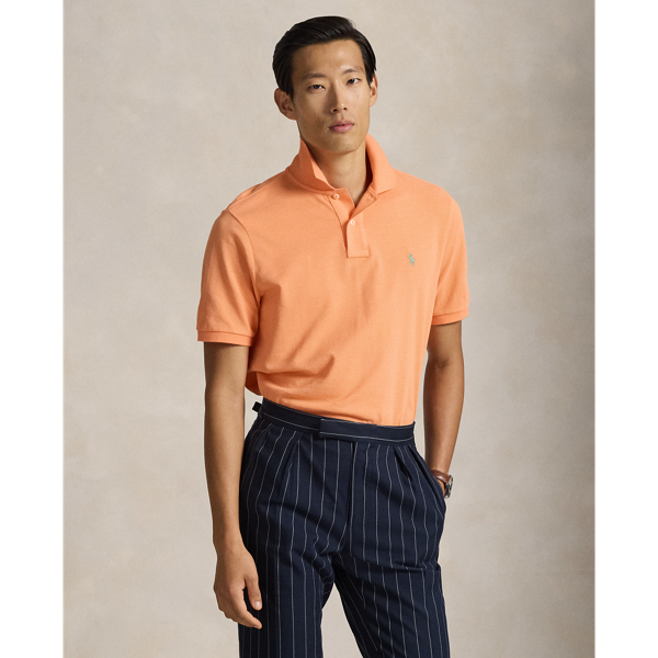 Slim Fit Mesh Polo Shirt