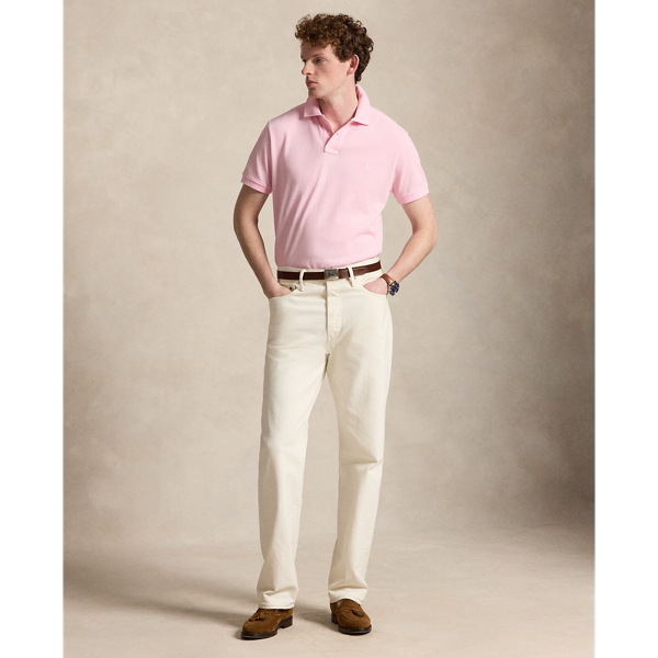 Polo en coton piqu&eacute; Slim Fit Polo Ralph Lauren en Rose baignade 4