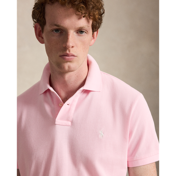 Polo en coton piqu&eacute; Slim Fit Polo Ralph Lauren en Rose baignade 6