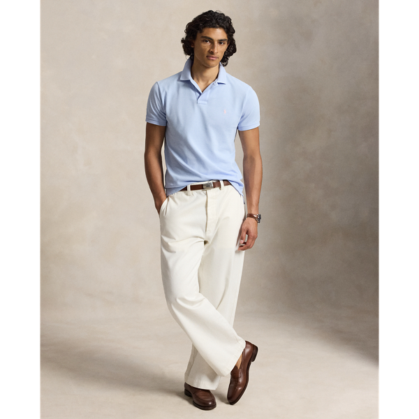 Slim-Fit Poloshirt aus Piqu&eacute; Polo Ralph Lauren in Kieselsteinblau 4