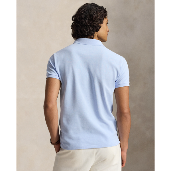 Slim-Fit Poloshirt aus Piqu&eacute; Polo Ralph Lauren in Kieselsteinblau 5
