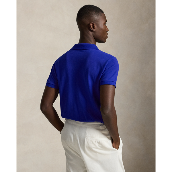 Polo en coton piqu&eacute; Slim Fit Polo Ralph Lauren en Azur classique 5