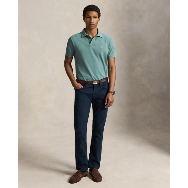 Polo en coton piqu&eacute; Slim Fit Polo Ralph Lauren en Vert paysager 4
