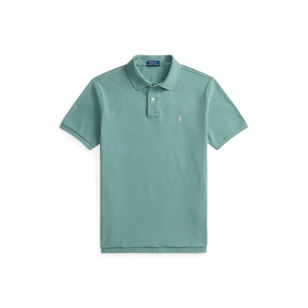 Polo en coton piqu&eacute; Slim Fit Polo Ralph Lauren en Vert paysager 2