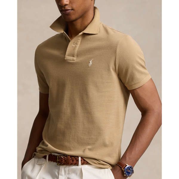 Polo en coton piqu&eacute; coupe classique Polo Ralph Lauren en Caf&eacute; au lait 6