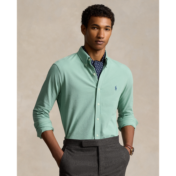 Green shirt ralph lauren hotsell