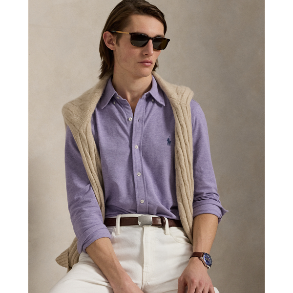 Men s Purple Button Down Shirts Ralph Lauren