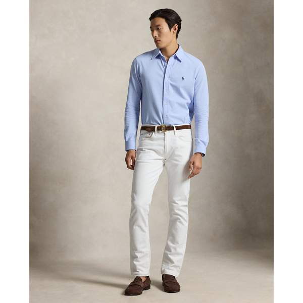 Pebble Blue Featherweight Mesh Shirt Polo Ralph Lauren 4
