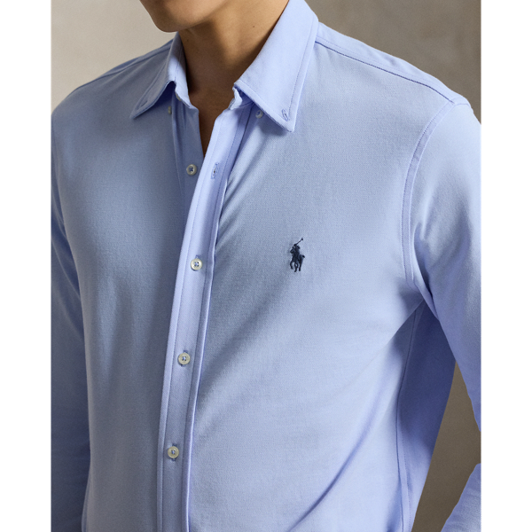 Pebble Blue Featherweight Mesh Shirt Polo Ralph Lauren 6