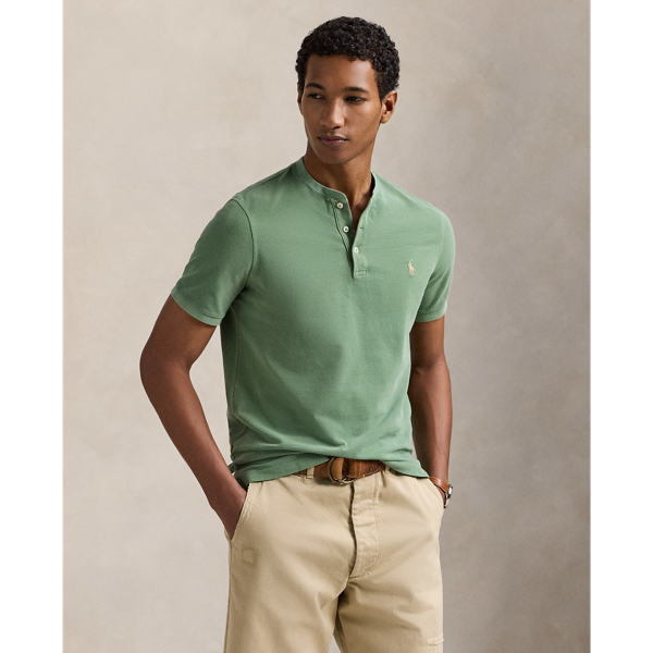 Fatigue Featherweight Mesh Henley Polo Ralph Lauren 1