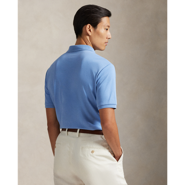 Sky Blue Classic Fit Soft Cotton Polo Shirt Polo Ralph Lauren 5