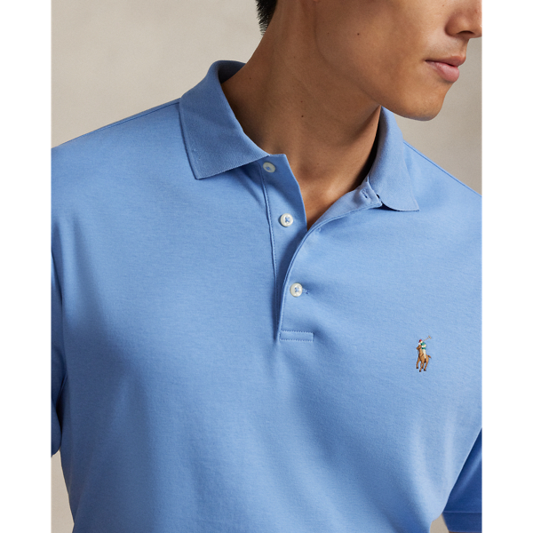 Sky Blue Classic Fit Soft Cotton Polo Shirt Polo Ralph Lauren 6