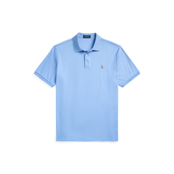 Sky Blue Classic Fit Soft Cotton Polo Shirt Polo Ralph Lauren 2